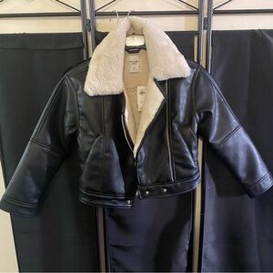 Adult Abercrombie &Fitch XS  Vegan Leather jacket. Never worn.